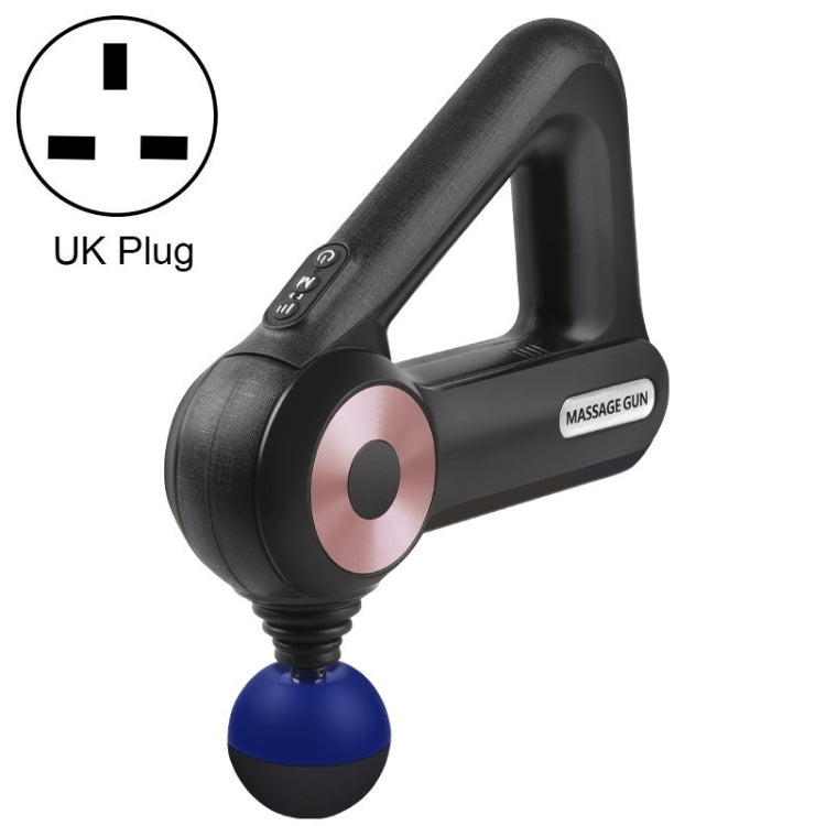 SL-8890 Triangle Fascia Muscle Relaxer Household Electric Fitness Massager, Specification: UK Plug(Golden)