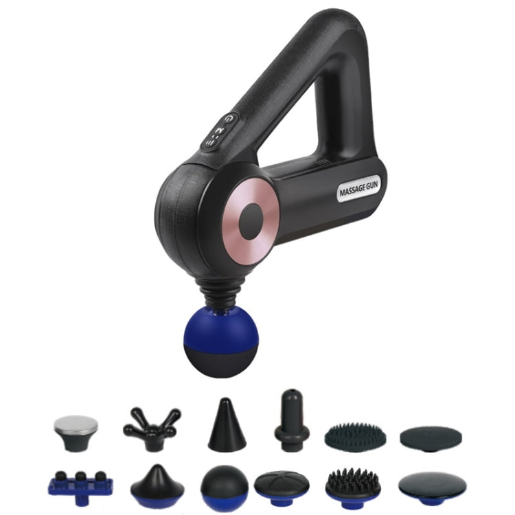 SL-8890 Triangle Fascia Muscle Relaxer Household Electric Fitness Massager, Specification: UK Plug(Golden)