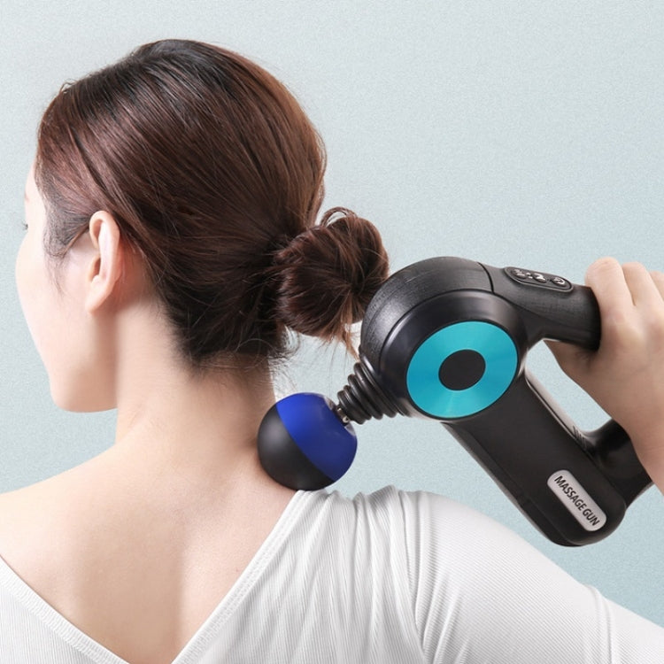 SL-8890 Triangle Fascia Muscle Relaxer Household Electric Fitness Massager, Specification: UK Plug(Golden)
