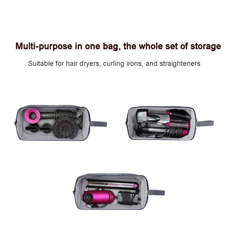 BUBM CFJ-RW Hair Dryer Storage Bag Hair Dryer Accessory Storage Suitable For Dyson(Black)