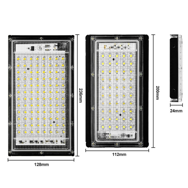 Waterproof LED Flood Light Outdoor Garden Light Construction Site Lighting Project Light, Specs: 50W 50 Beads (Cool White)