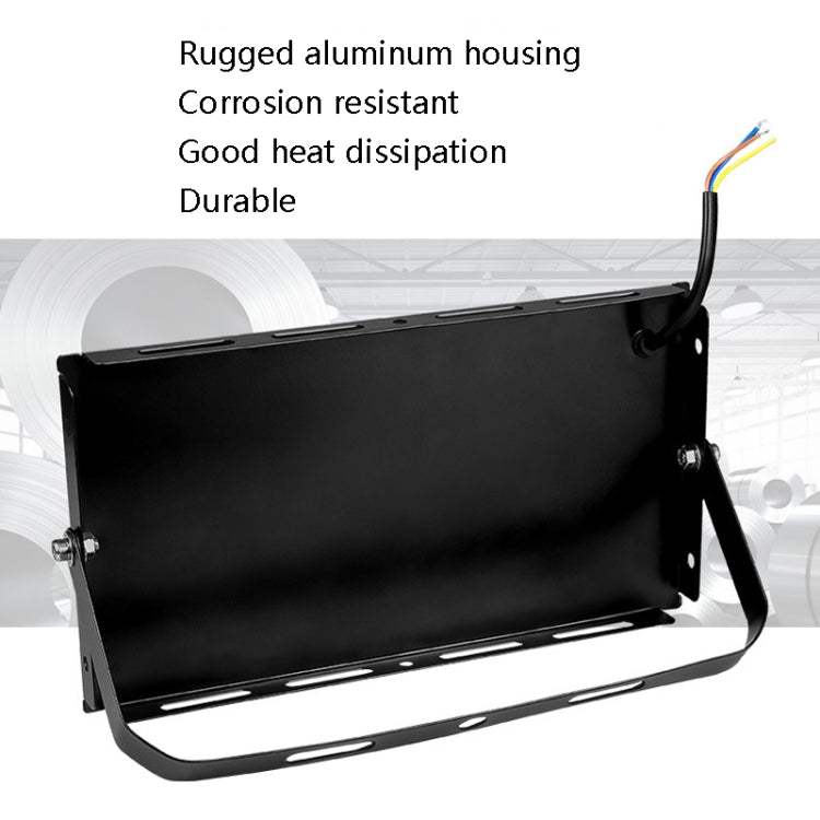 Waterproof LED Flood Light Outdoor Garden Light Construction Site Lighting Project Light, Specs: 50W 50 Beads (Cool White)
