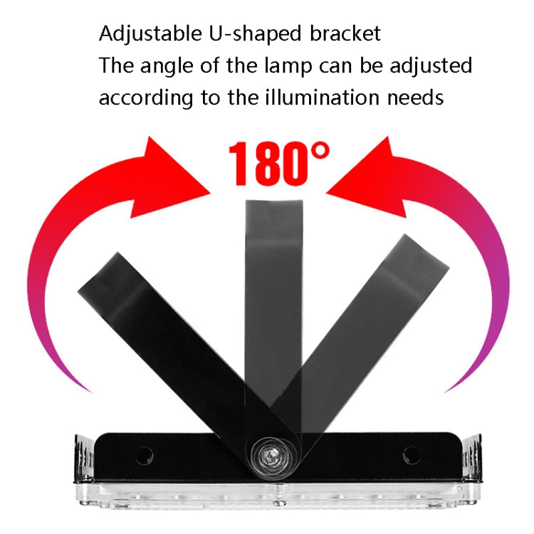 Waterproof LED Flood Light Outdoor Garden Light Construction Site Lighting Project Light, Specs: 100W 96 Beads (Cool White)