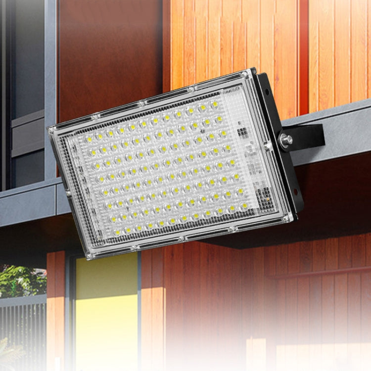 Waterproof LED Flood Light Outdoor Garden Light Construction Site Lighting Project Light, Specs: 100W 96 Beads (Cool White)