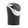 N10 Mini Car Loaded Ashtray With Lamp And Cover Car Supplies(Silver)
