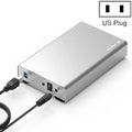 Blueendless U35Q 3.5 Inch Full Metal Mobile Hard Disk Box Type-C/Usb3.0 SATA Serial Desktop PC External Hard Disk Box, US Plug (USB 3.0 ), EU Plug (USB 3.0 ), UK Plug (USB 3.0 ), AU Plug (USB 3.0 ), US Plug (TYPE-C), EU Plug (TYPE-C), UK Plug (TYPE-C) ...