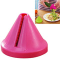 Kitchen Funnel Model Spiral Slicer Vegetable Shred Carrot Cutter(Red)