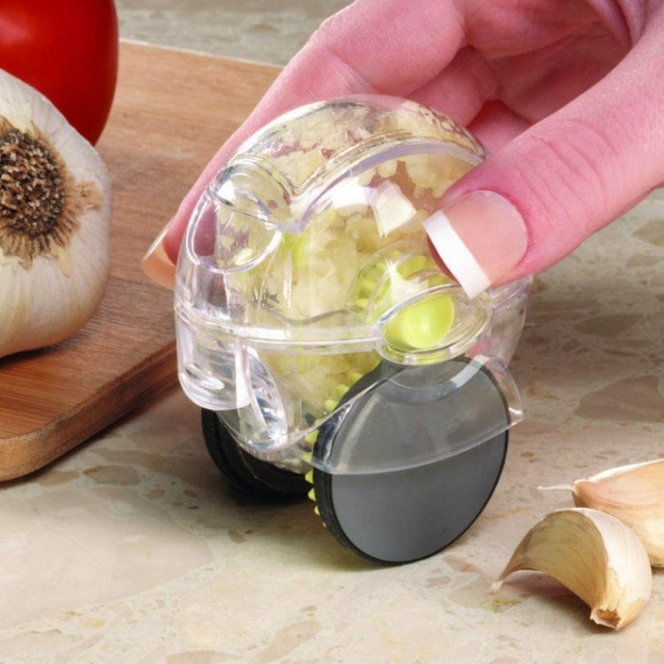 Kitchen Manual Roller Garlic Cutter Quick Grinding Garlic Tool Random Colour Delivery