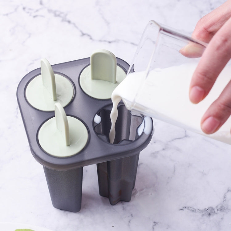 Summer DIY Creative Popsicle Ice Cream Mould Ice Box(Blue)
