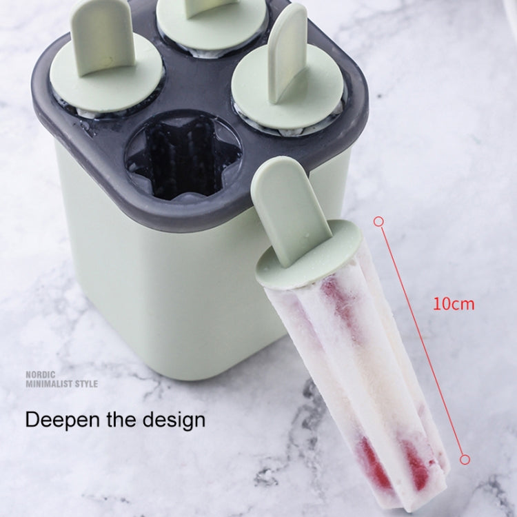 Summer DIY Creative Popsicle Ice Cream Mould Ice Box(Blue)
