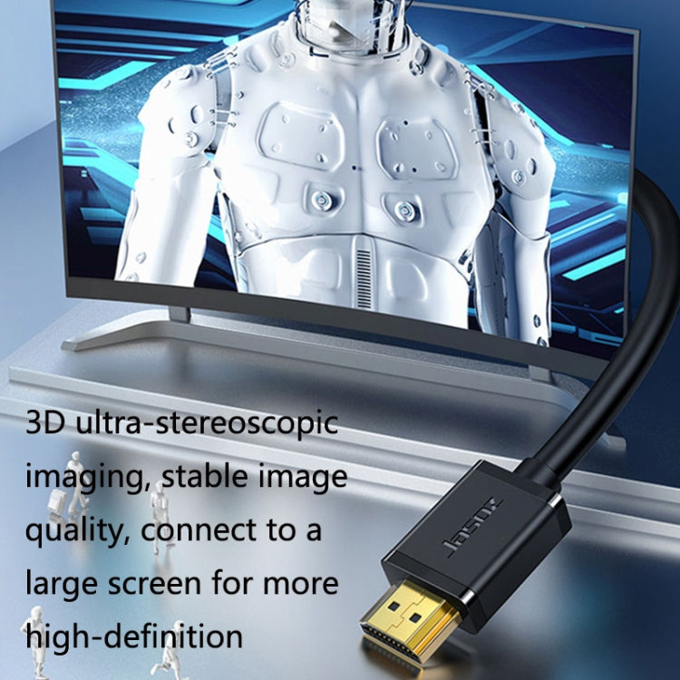 Jasoz HDMI High-Definition Projector Computer Video Cable Oxygen-Free Copper Core, Cable Length: 8m