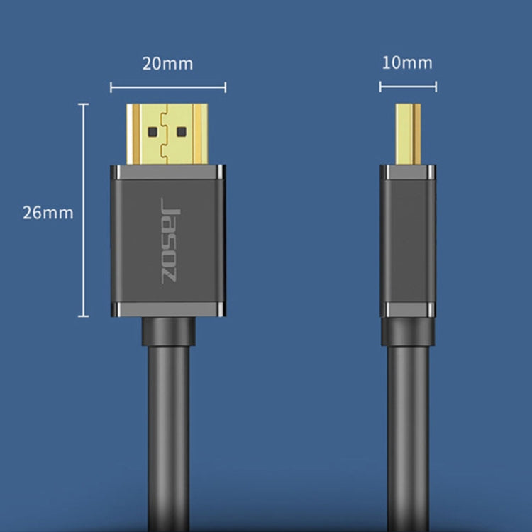 Jasoz HDMI High-Definition Projector Computer Video Cable Oxygen-Free Copper Core, Cable Length: 10m