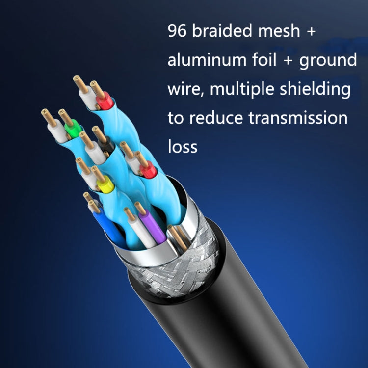 Jasoz HDMI High-Definition Projector Computer Video Cable Oxygen-Free Copper Core, Cable Length: 10m