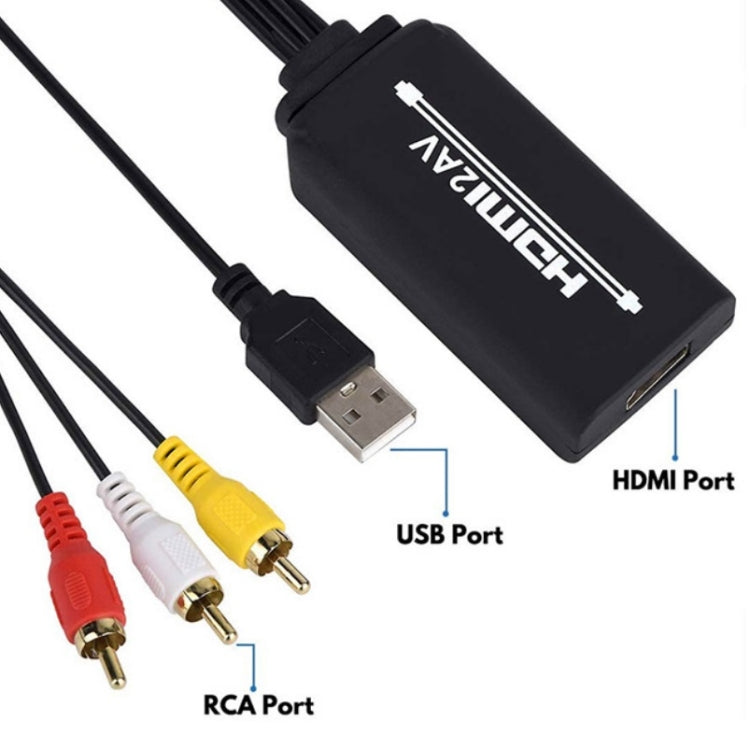 RL-HTAL1 HDMI to AV Converter Specification： Male to Male Confinement + HDMI Converter