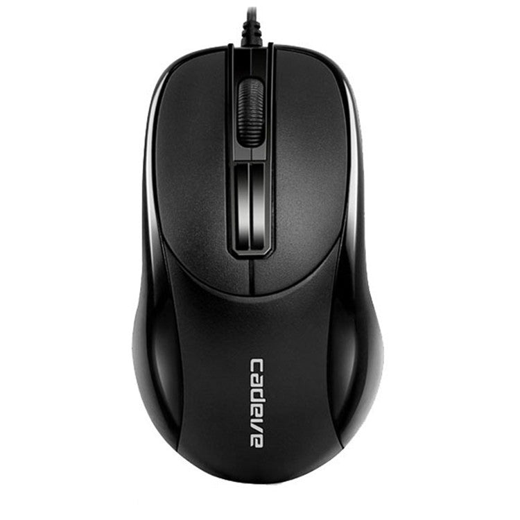 2 PCS Cadeva 006 3 Keys Wired Mouse Household Computer Mouse(USB Interface)
