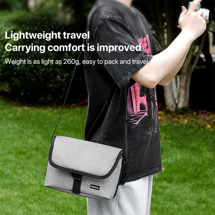 Baona BN-H013 Camera Shoulder Bag SLR Lens Storage Handbag, BN-H013 (Gray), BN-H013 (Black)