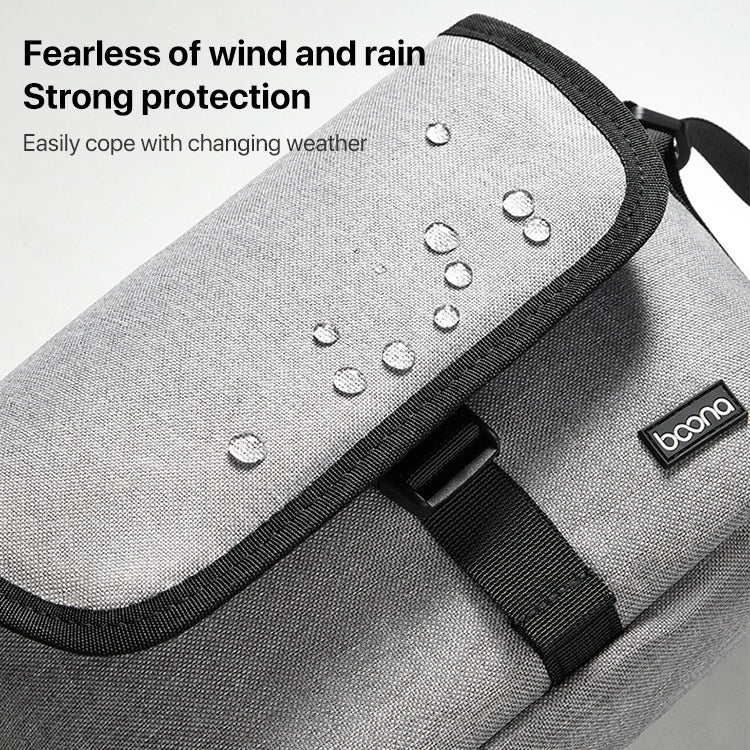 Baona BN-H013 Camera Shoulder Bag SLR Lens Storage Handbag, BN-H013 (Gray), BN-H013 (Black)