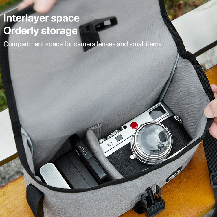 Baona BN-H013 Camera Shoulder Bag SLR Lens Storage Handbag, BN-H013 (Gray), BN-H013 (Black)