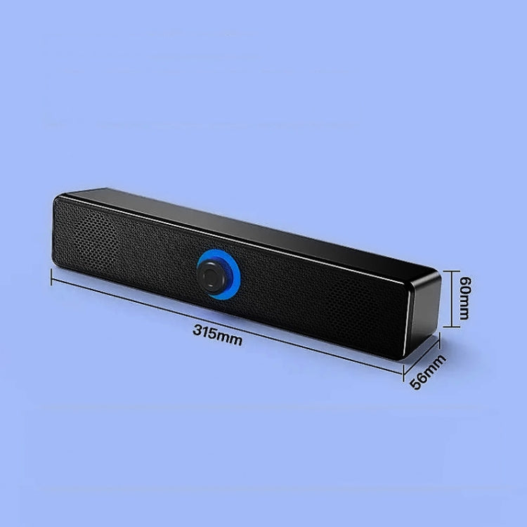 LeerFel Long Computer Wired Speaker Heavy Wellness Computer Multimedia Audio, Specification: 350TS (with Bluetooth)