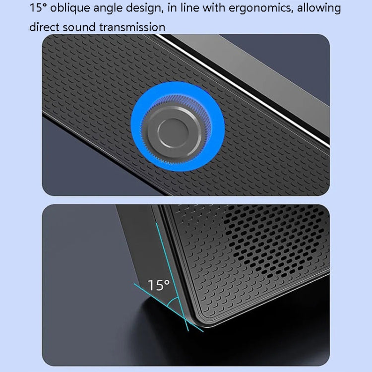 LeerFel Long Computer Wired Speaker Heavy Wellness Computer Multimedia Audio, Specification: 350TS (with Bluetooth)