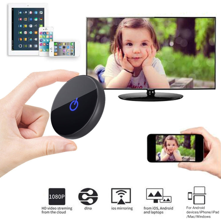 C29  4K 60Hz 2.4G + 5G  WeChat APP Wireless Display Dongle TV Stick WiFi DLNA HDMI-Compatible Display Receiver For TV iOS / Android Phone