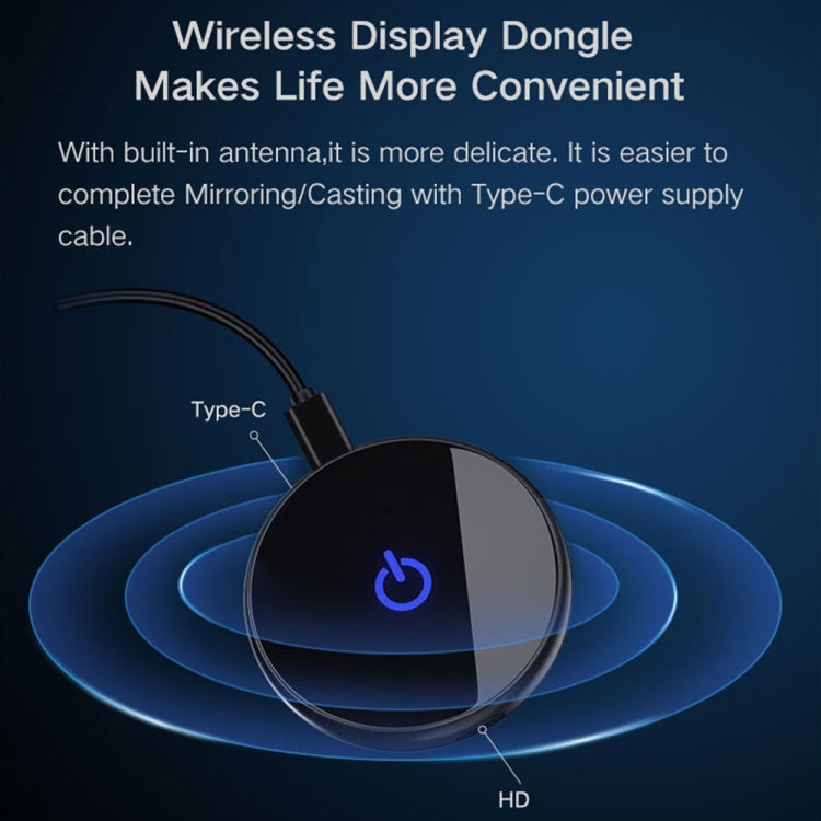 C29  4K 60Hz 2.4G + 5G  WeChat APP Wireless Display Dongle TV Stick WiFi DLNA HDMI-Compatible Display Receiver For TV iOS / Android Phone