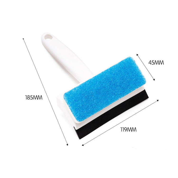 Bathroom Wall Cleaning Brush Household Window Glass Mirror Wiper(White)