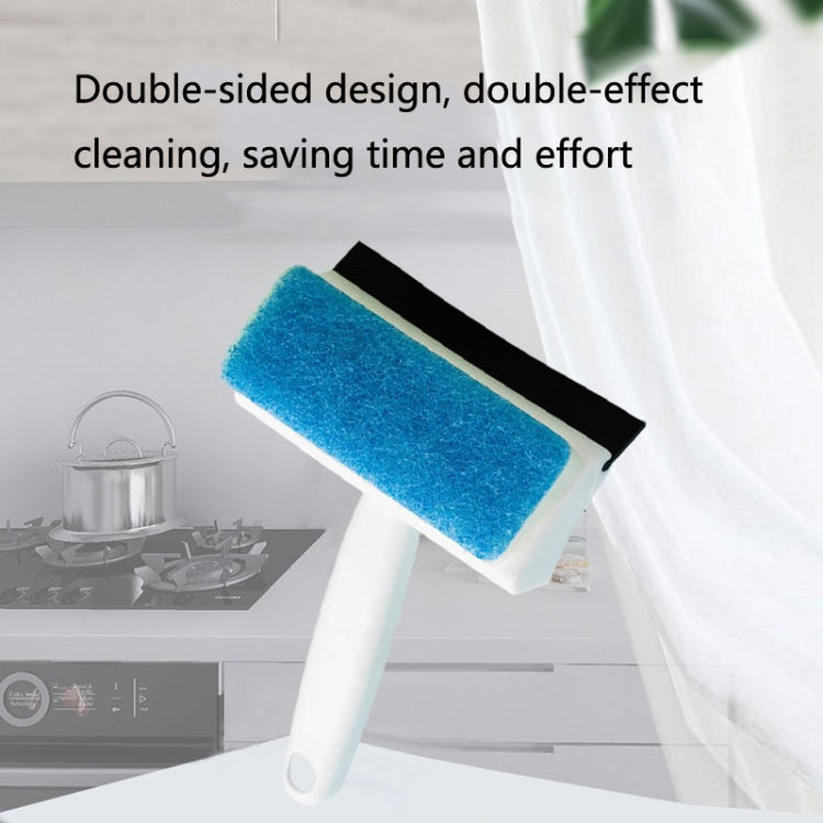 Bathroom Wall Cleaning Brush Household Window Glass Mirror Wiper(White)