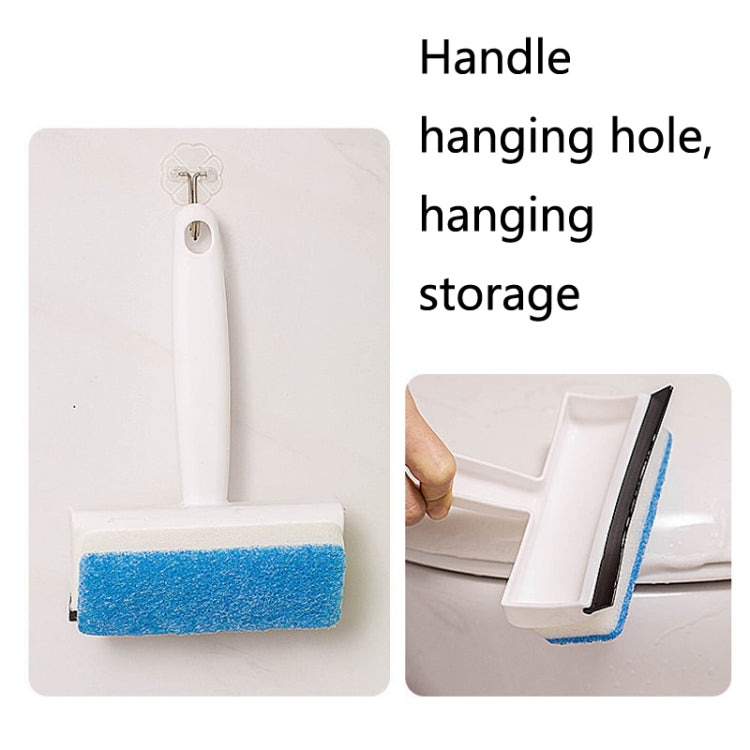 Bathroom Wall Cleaning Brush Household Window Glass Mirror Wiper(White)