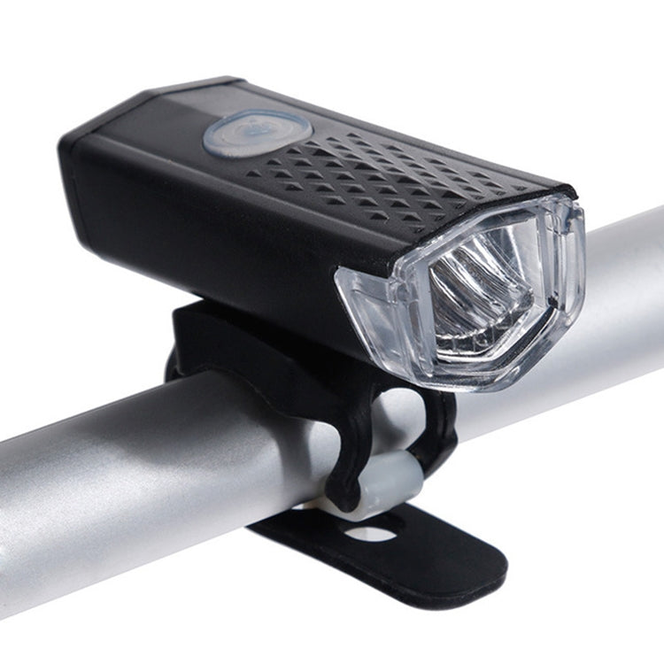 Bicycle Highlight USB Rechargeable Lamp Waterproof Bicycle Headlight Taillight Set(Headlight + Taillight)
