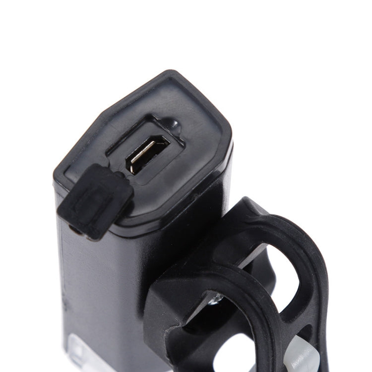 Bicycle Highlight USB Rechargeable Lamp Waterproof Bicycle Headlight Taillight Set(Headlight + Taillight)