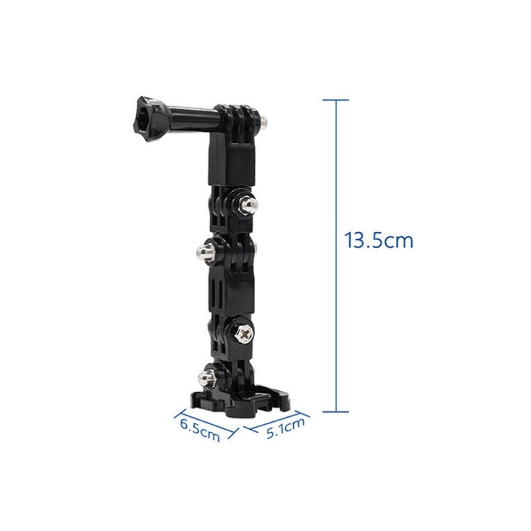 2 Set Cycling Helmet Adhesive Multi-Joint Arm Fixed Mount Set for DJI Osmo Action, GoPro HERO9 Black / HERO8 Black /7 /6 /5 /5 Session /4 Session /4 /3+ /3 /2 /1, Xiaoyi and Other Action Cameras, Style 3 Cycling Helmet Kit, Style 4 Cycling Helmet Kit  ...
