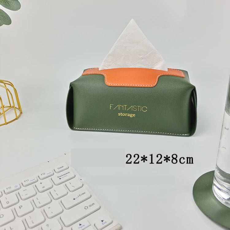 SJM0041 Car PU Paper Tissue Box Hotel Napkin Paper Box Toilet Paper Box(Black)