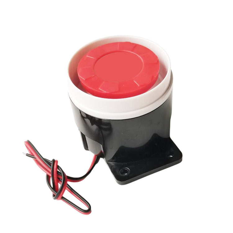 BJ-1K High-Decibel Active Buzzer Dual Audio Electronic Siren Alarm Wall-Mounted Anti-Theft Buzzer, Voltage: 24V(Red White Black)