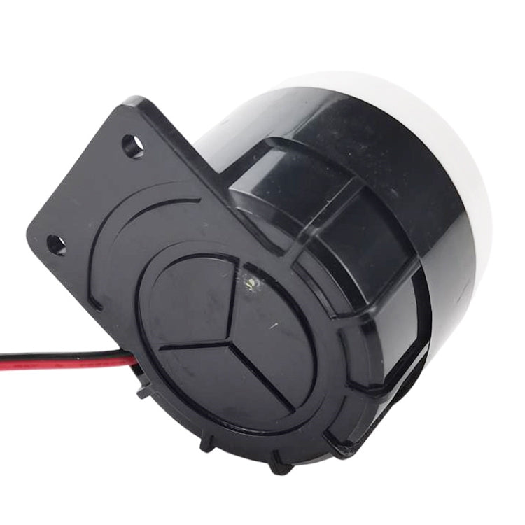 BJ-1K High-Decibel Active Buzzer Dual Audio Electronic Siren Alarm Wall-Mounted Anti-Theft Buzzer, Voltage: 24V(Red White Black)