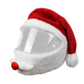 Motorcycle Helmet Christmas Hat Outdoor Crazy Funny Santa Helmet Cover, Helmet Christmas Hat