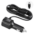 H519 Car Charger Driving Recorder Power Cord Dual USB With Display Charging Line, Specification:, Mini Straight, Mini Right Elbow