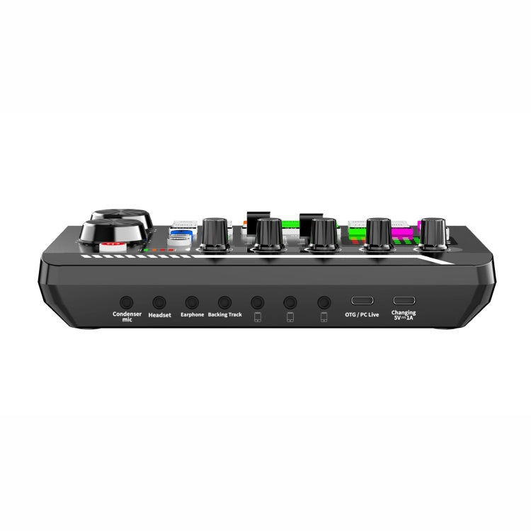F998 Live Sound Card 16 Sound Effects Noise Reduction Mixers, F998