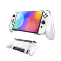 JYS NS218 Multifunctional Game Console Integrated Protective Case With Grip  For Switch OLED, White, Black