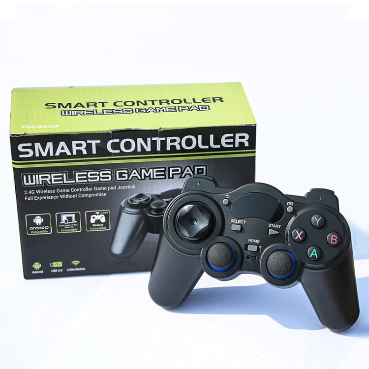 2.4G Wireless Singles Gamepad For PC / PS3 / PC360 / Android TV Phones, Configure: USB Receiver  Android Receiver  Type-C