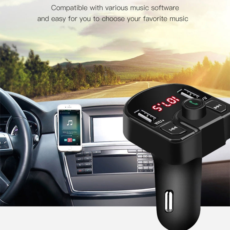 M9 Car Bluetooth MP3 Dual USB Car Charger, M9