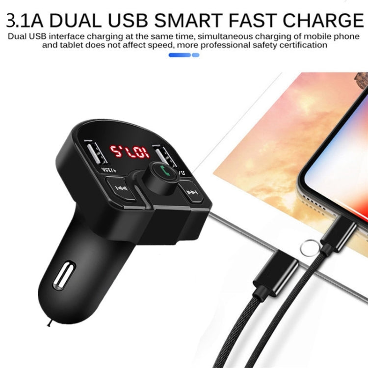M9 Car Bluetooth MP3 Dual USB Car Charger, M9