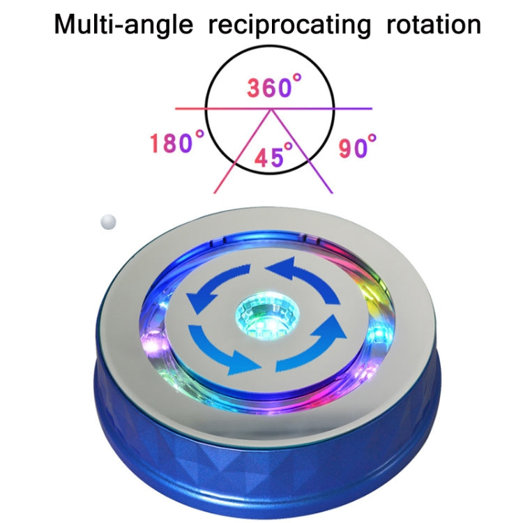 LED Light Electric Rotating Turntable Display Stand Video Shooting Props Turntable