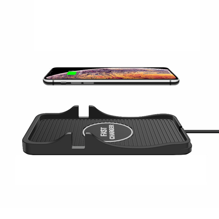 C7 Car Navigation 2 In 1 Multi-Function Non-Slip Pad USB Wireless Charger, C7 USB Interface