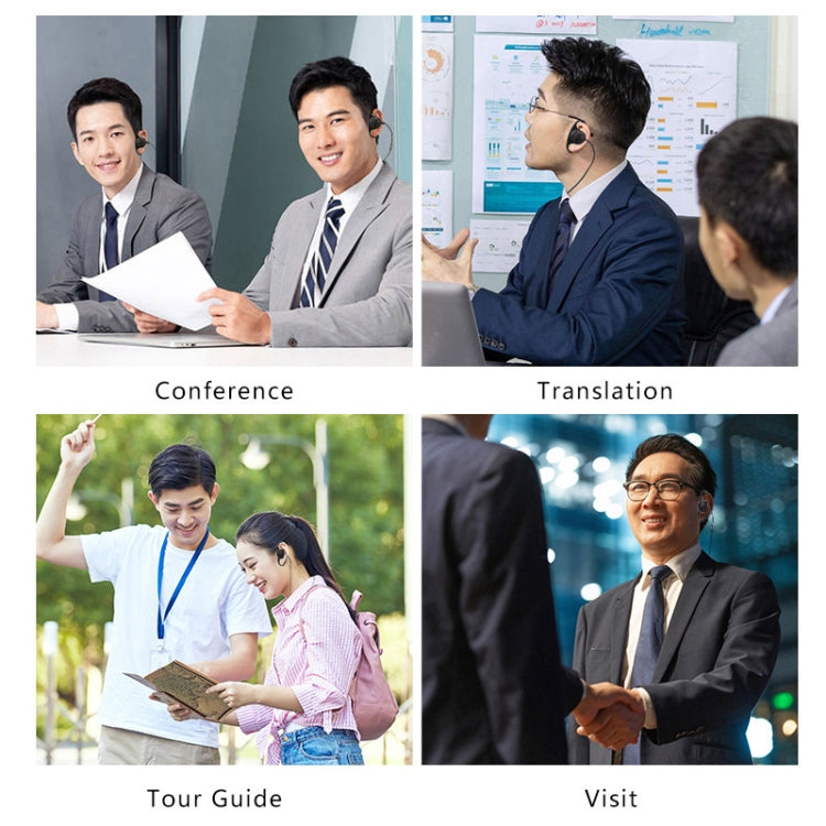 3 PCS Soyto SY225 Conference Simultaneous Interpretation Headset(Black)
