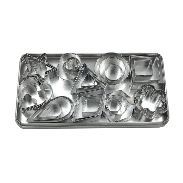 30 PCS / Set Stainless Steel Biscuit Mold