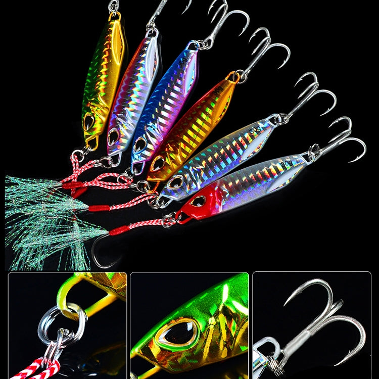PROBEROS Iron Plate Lead Fish Far-Fluoch Metal Road Bait, 10G, 15G, 20G, 30G