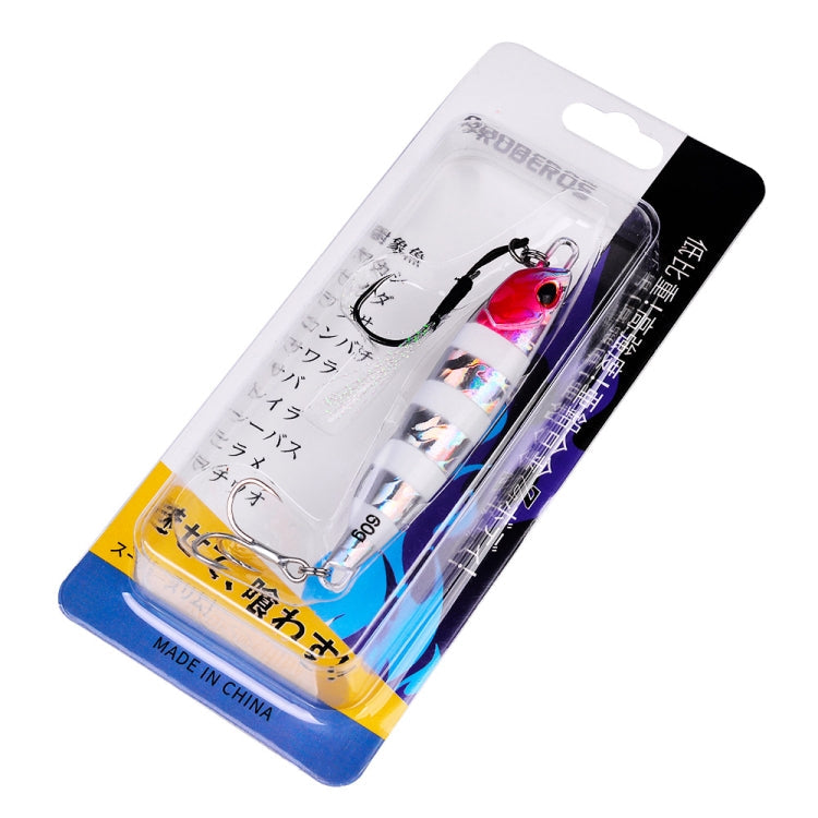 3 PCS PROBEROS LF103 Simulation Metal Sea Fishing Bait, Specification: 10g(A With Hook)
