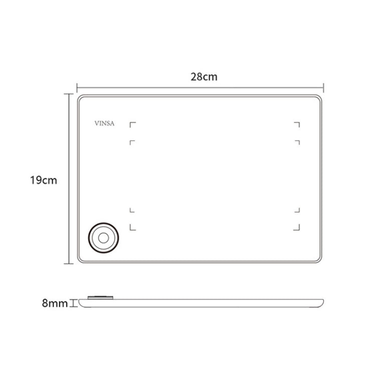 VINSA T608 Can Connected To Mobile Phone Hand-Painted Board, Style: Package 2