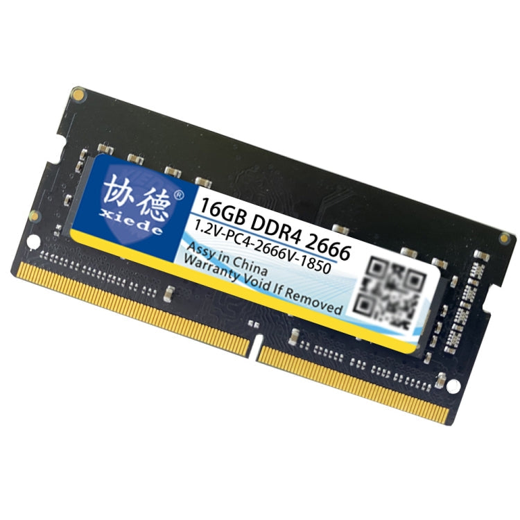 XIEDE X065 DDR4 NB 2666 Full Compatibility Notebook RAMs, Memory Capacity: 16GB